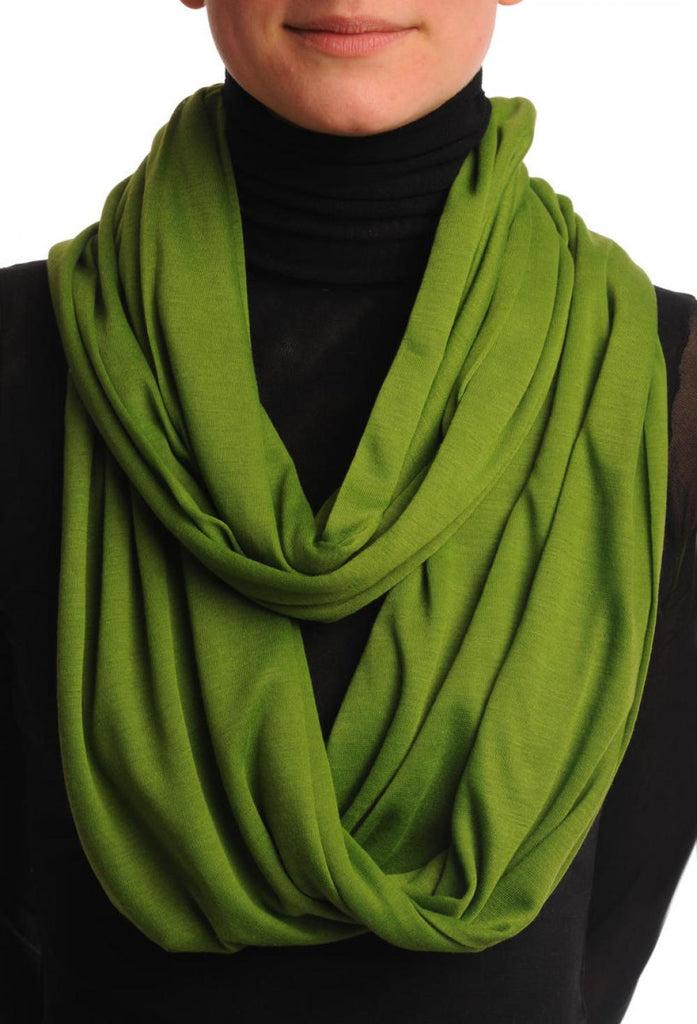 Liss Kiss Green Double Layered Snood - Scarf