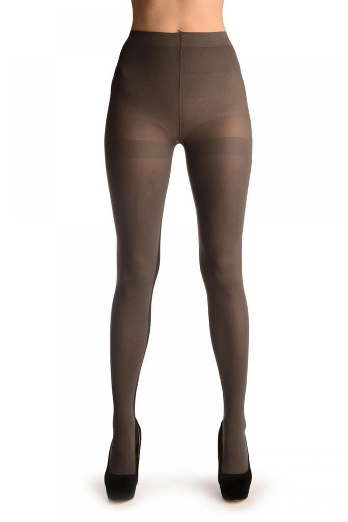 Liss Kiss Grey & Black 2 Looks In One - Tights