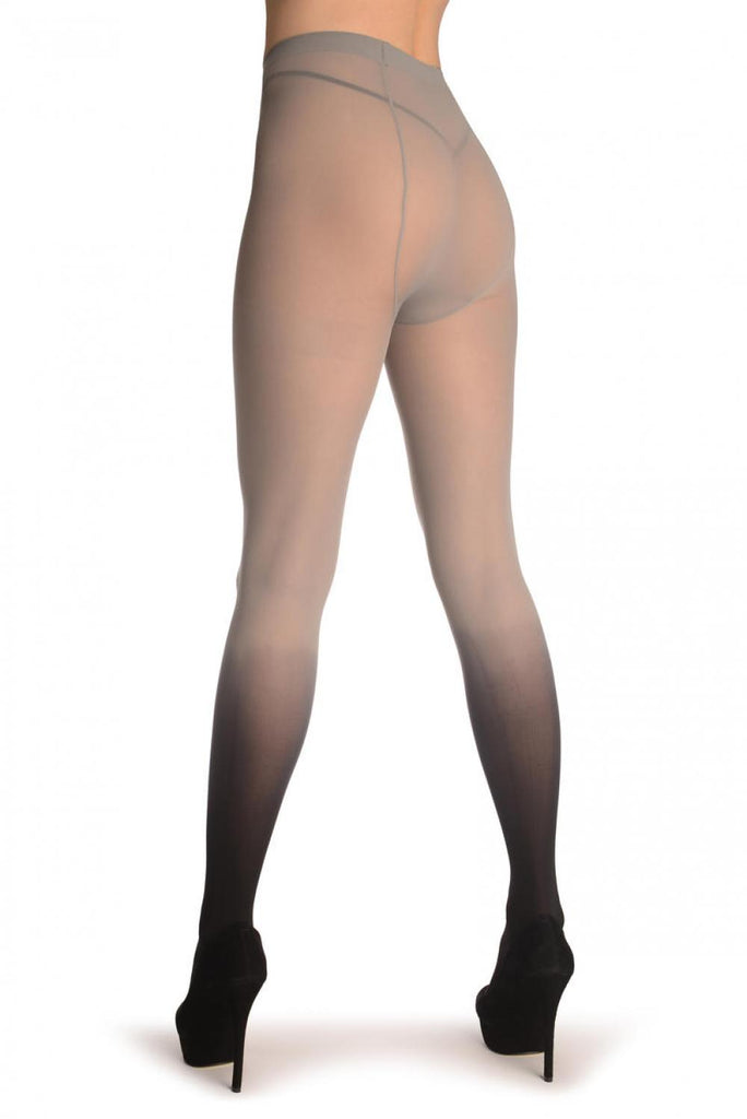 Liss Kiss Grey & Black Ombre - Tights