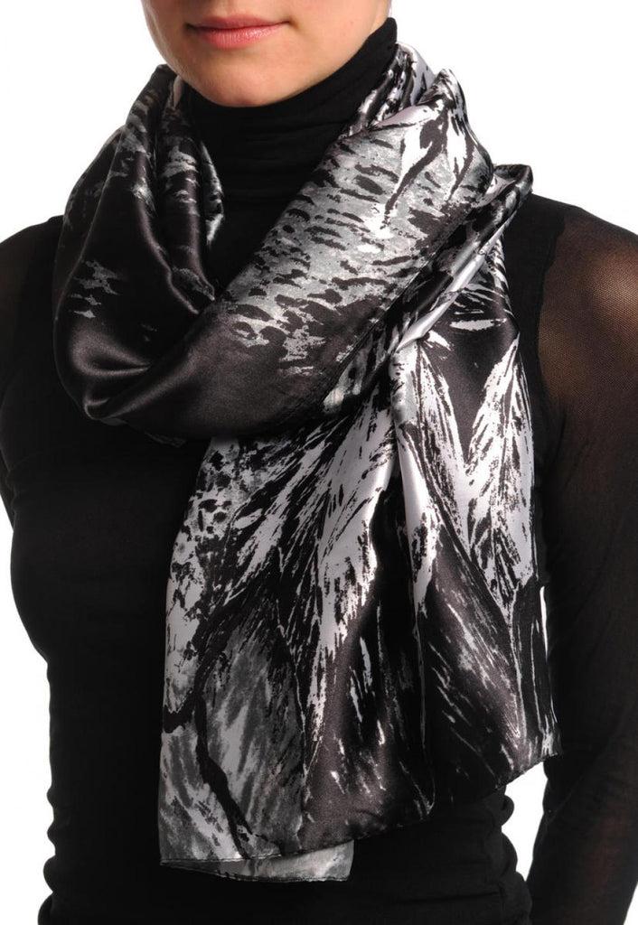 Liss Kiss Grey & Black Van Gogh Flowers - Scarf