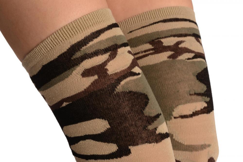 Liss Kiss Grey Camouflage - Leg Warmers