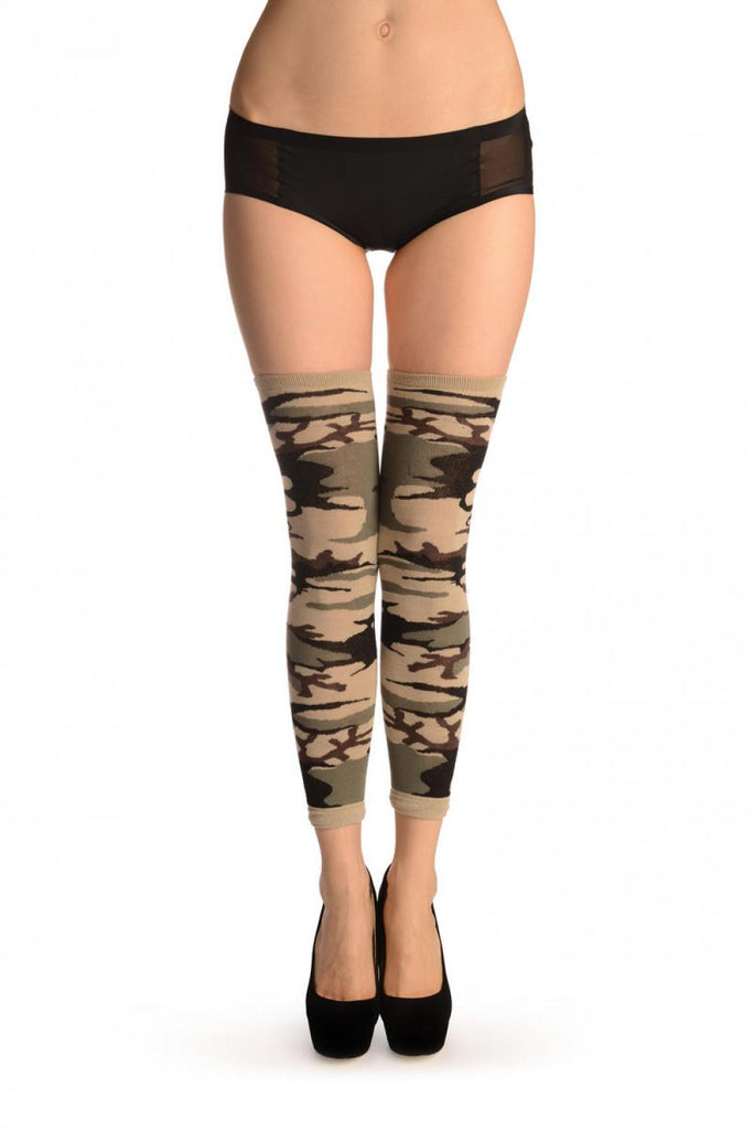Liss Kiss Grey Camouflage - Leg Warmers