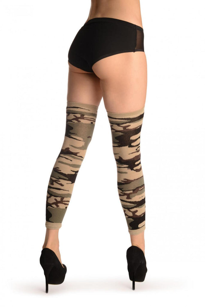Liss Kiss Grey Camouflage - Leg Warmers