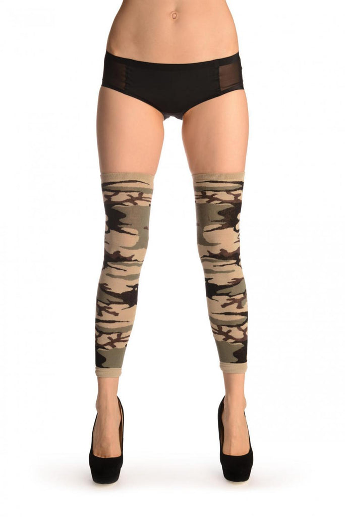 liss kiss Grey Camouflage - Leg Warmers