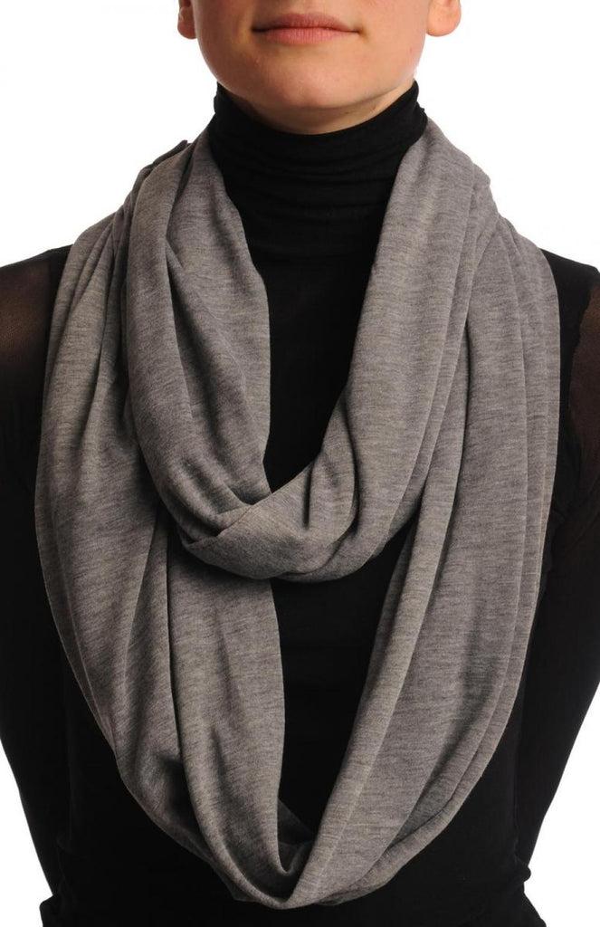 liss kiss Grey Double Layered Snood - Scarf