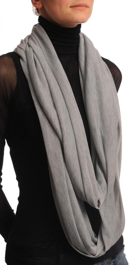 Liss Kiss Grey Two Or Three Loops Snood - Scarf