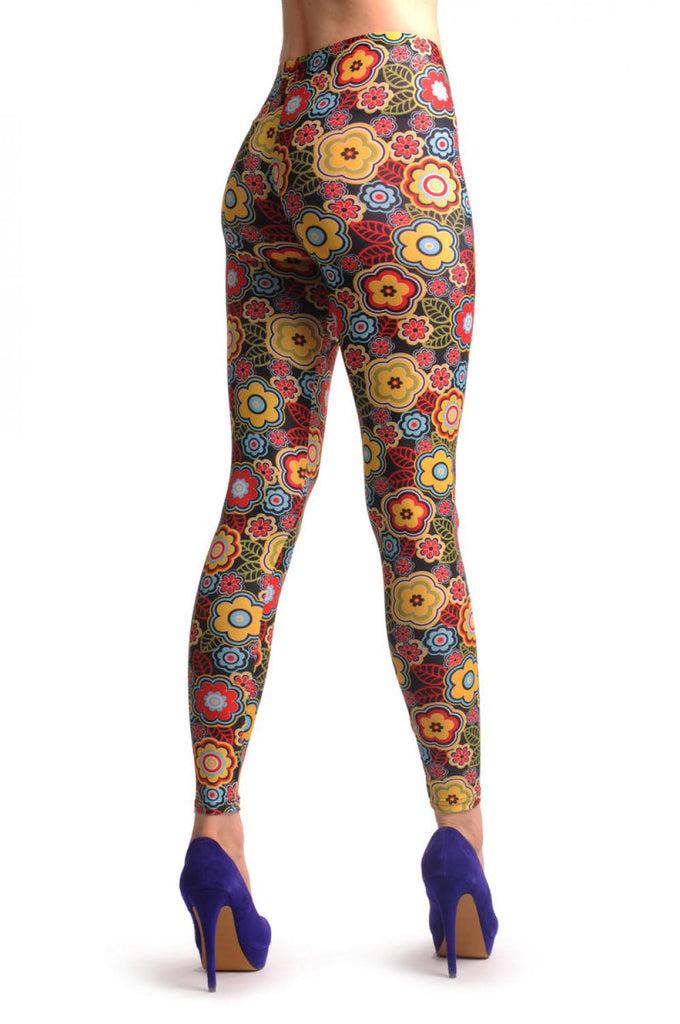 liss kiss Happy Hippie Flowers - Leggings