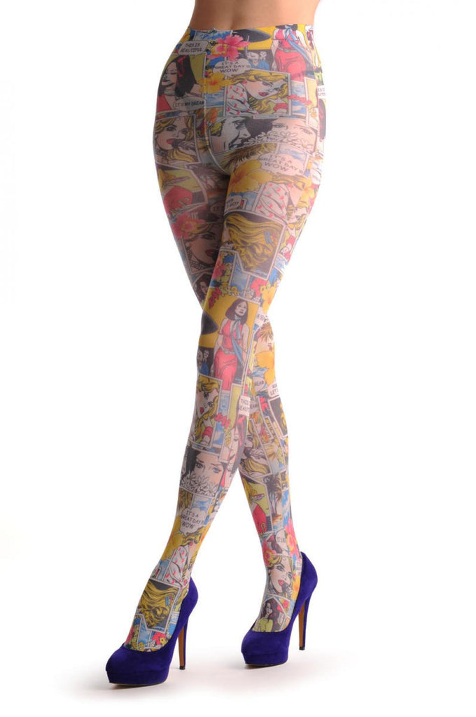 Liss Kiss Hawaii Holidays Comics Girl - Tights