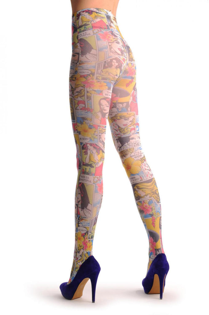 Liss Kiss Hawaii Holidays Comics Girl - Tights