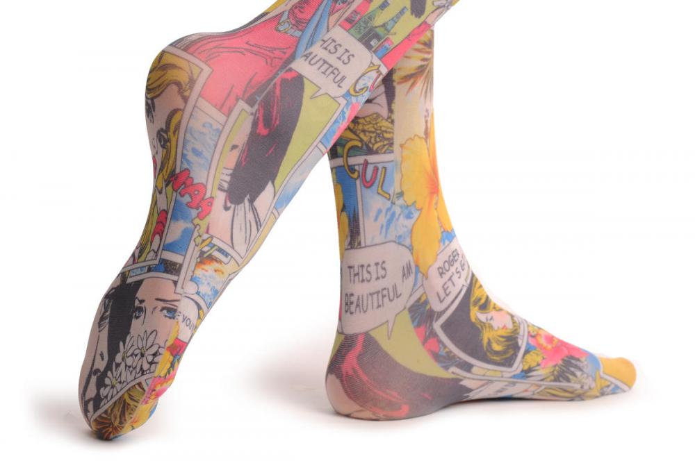 Liss Kiss Hawaii Holidays Comics Girl - Tights