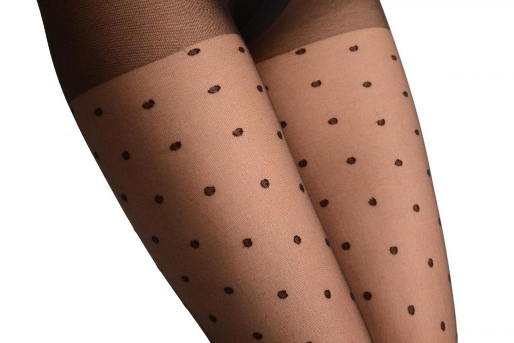 Liss Kiss Hello 60th Medium Polka Dots - Tights