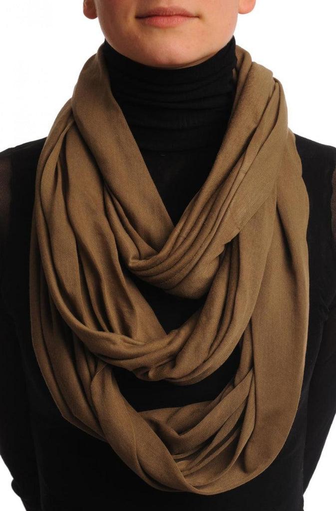 liss kiss Khaki Two Or Three Loops Snood - Scarf