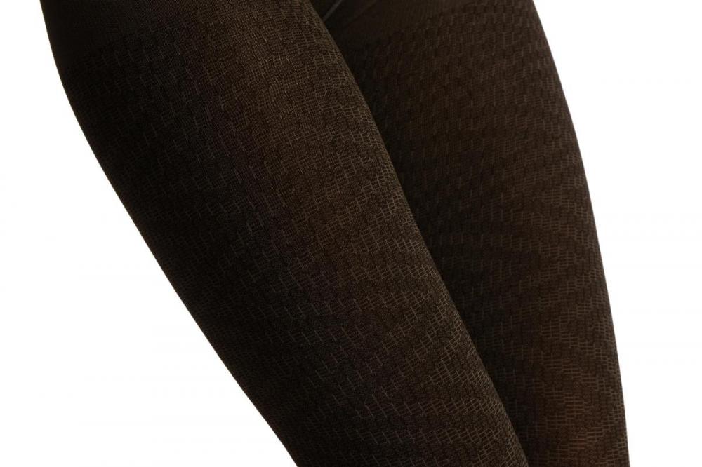 Liss Kiss Large Two Tones Grey ZigZag - Tights