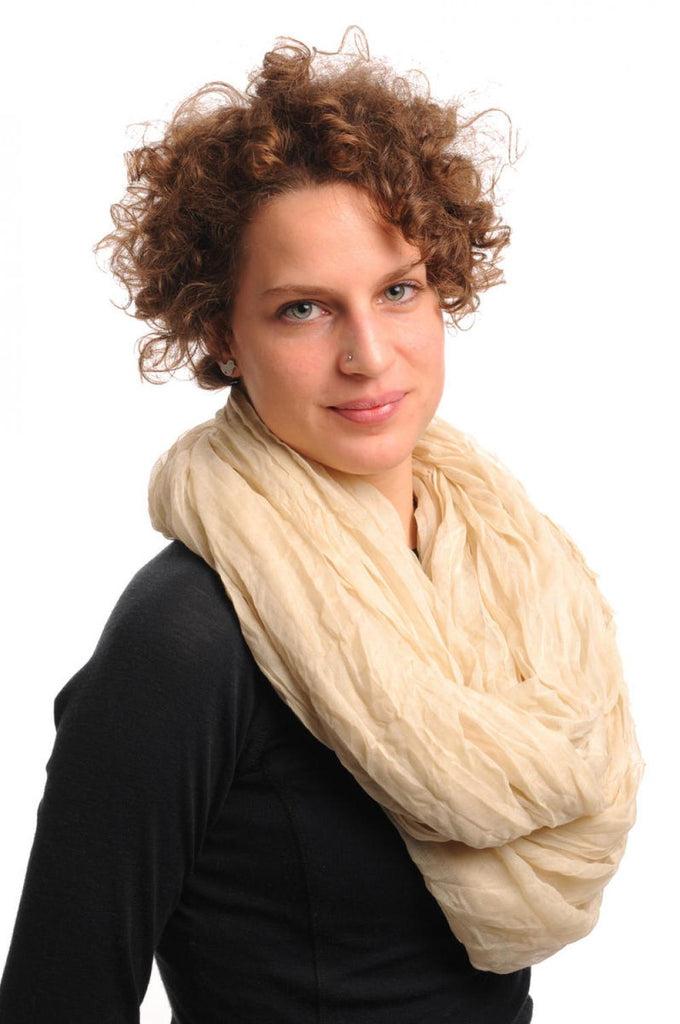 Liss Kiss Linen Summer Soft Snood Scarf - Snood