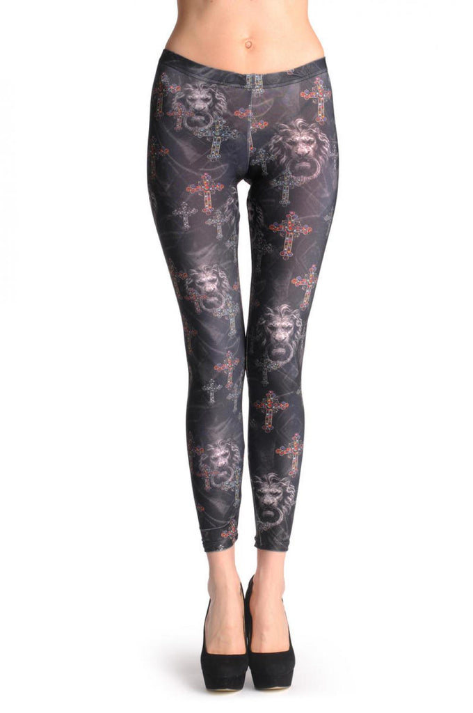 Liss Kiss Lion & Cross - Leggings