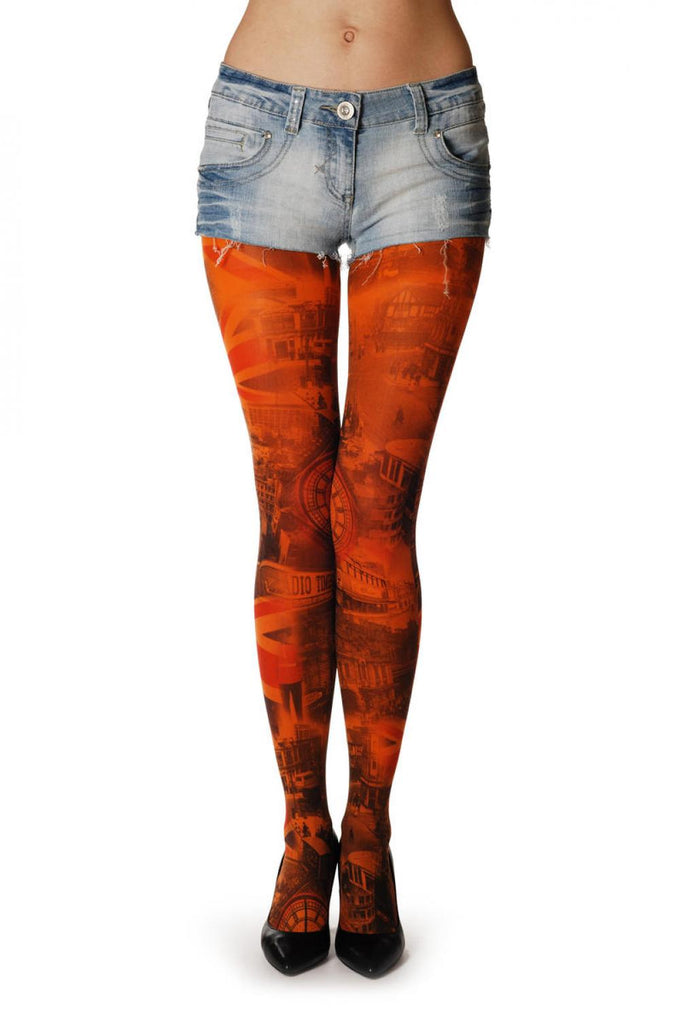 liss kiss London In Orange - Tights