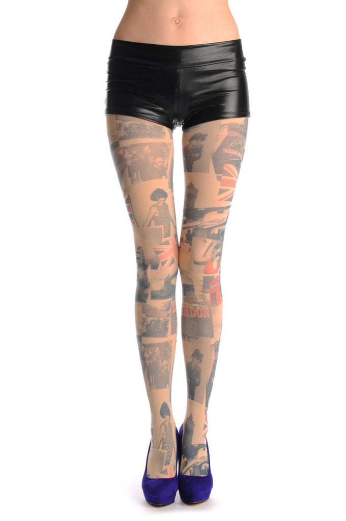 liss kiss London Taxi Vintage - Tights