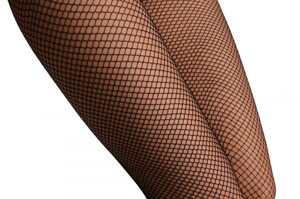 Liss Kiss Luxurious Classical Black Fishnet - Tights