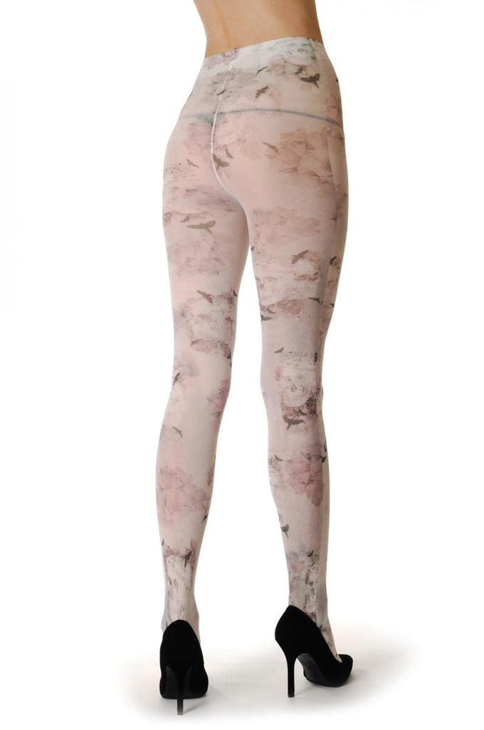 Liss Kiss Magnolia & Skull - Tights