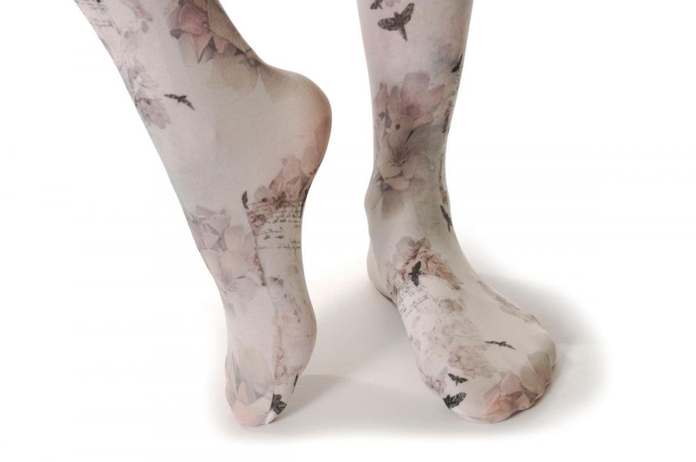 Liss Kiss Magnolia & Skull - Tights