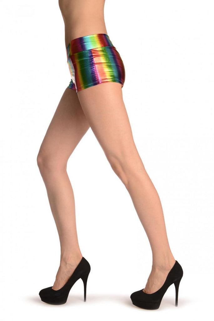Liss Kiss Metalic Chameleon Shorts - Shorts
