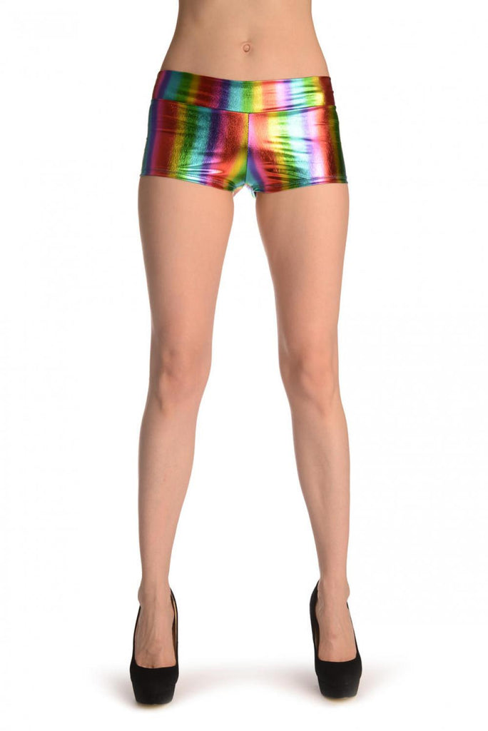 Liss Kiss Metalic Chameleon Shorts - Shorts