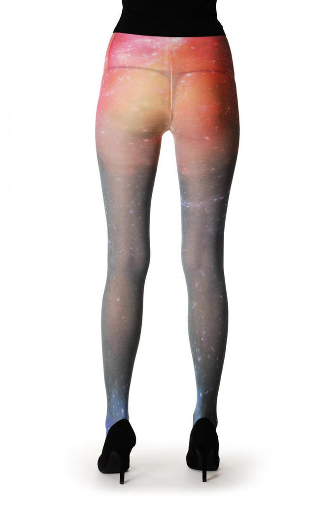 Liss Kiss Milky Way (Galaxy) Print - Tights