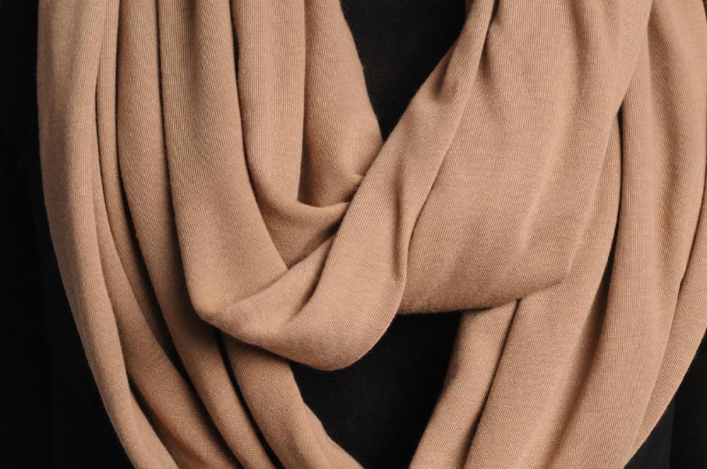 Liss Kiss Mocha Soft Cotton Snood Scarf - Snood
