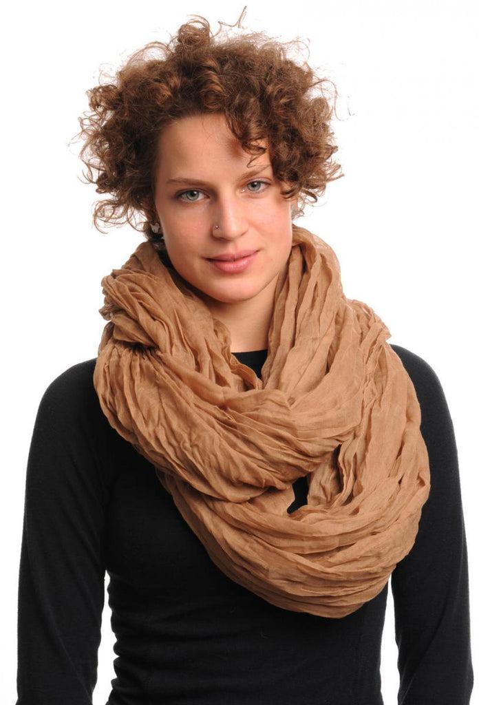 Liss Kiss Mocha Soft Snood Scarf - Snood