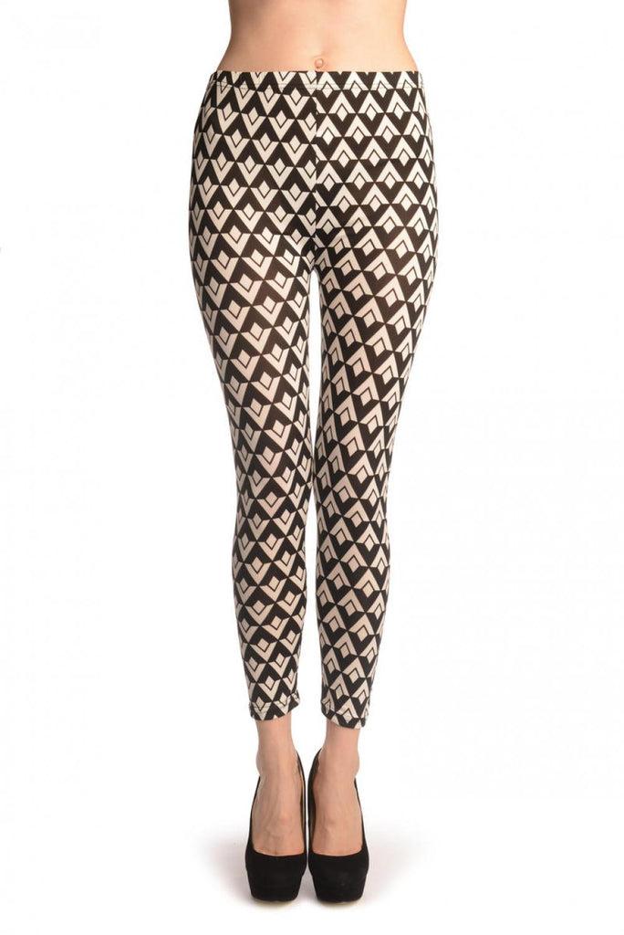 liss kiss Monochrome Mirrored Diamonds - Leggings