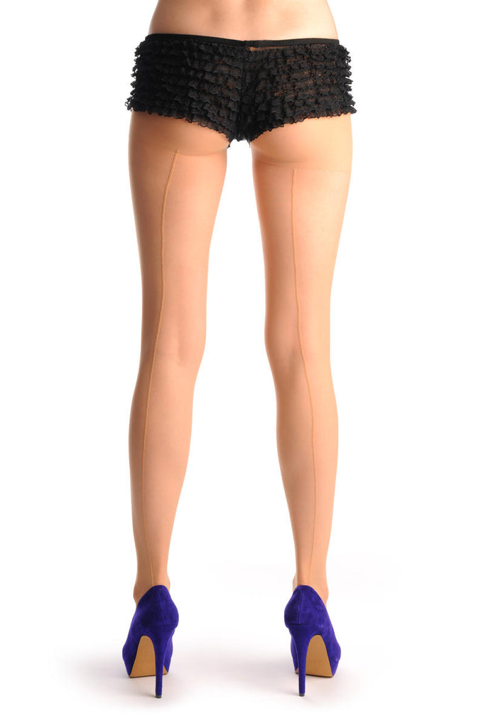 Liss Kiss Nude With Back Seam - Tights