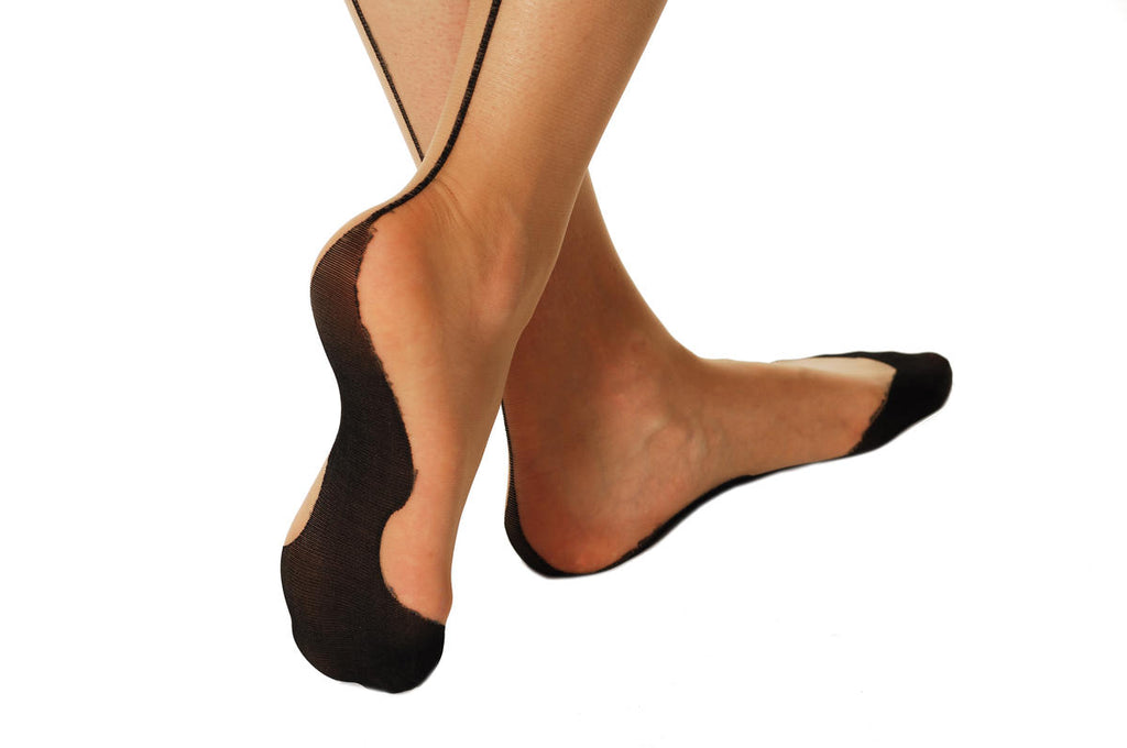 Liss Kiss Nude With Black Seam At The Back - Tights