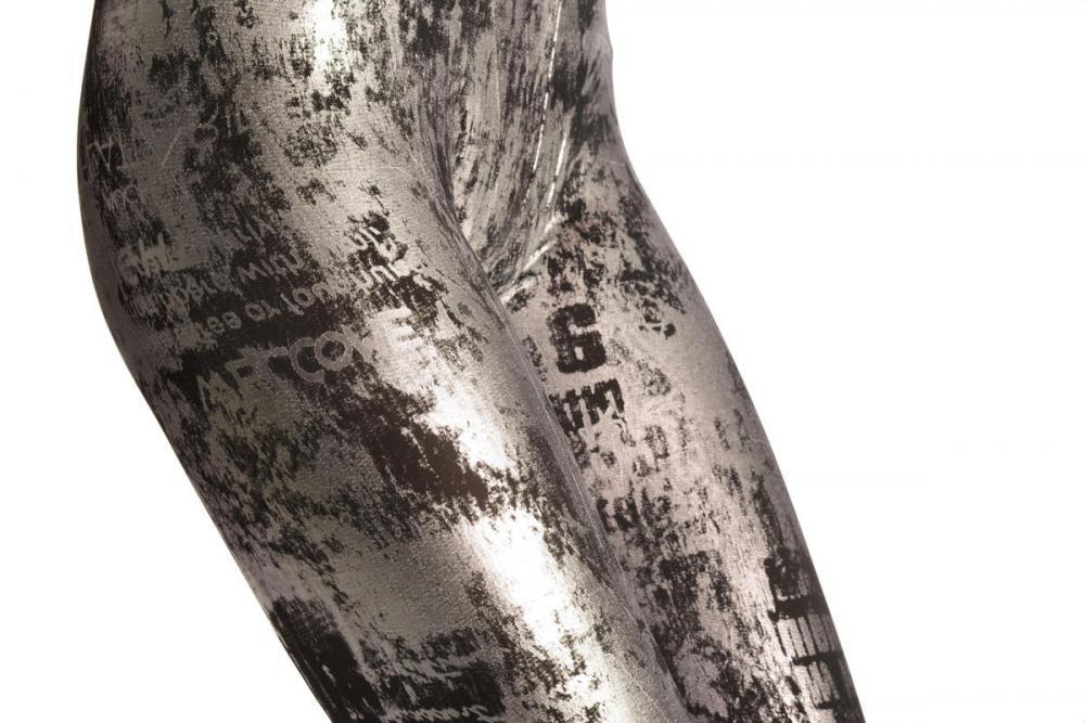 Liss Kiss Old Industrial Silver Print - Leggings