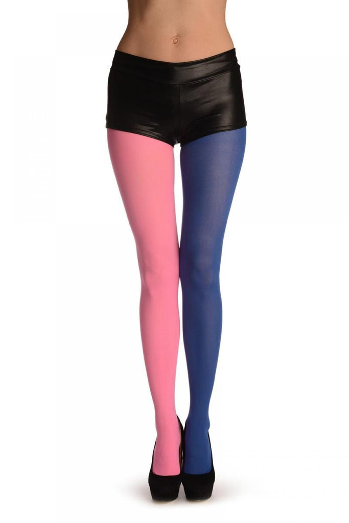 liss kiss One Leg Pink & One Leg Blue - Tights