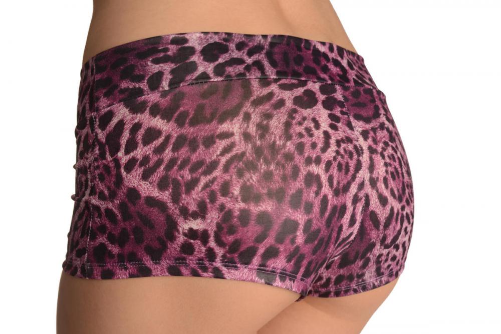 Liss Kiss Pink Leopard Shorts - Shorts