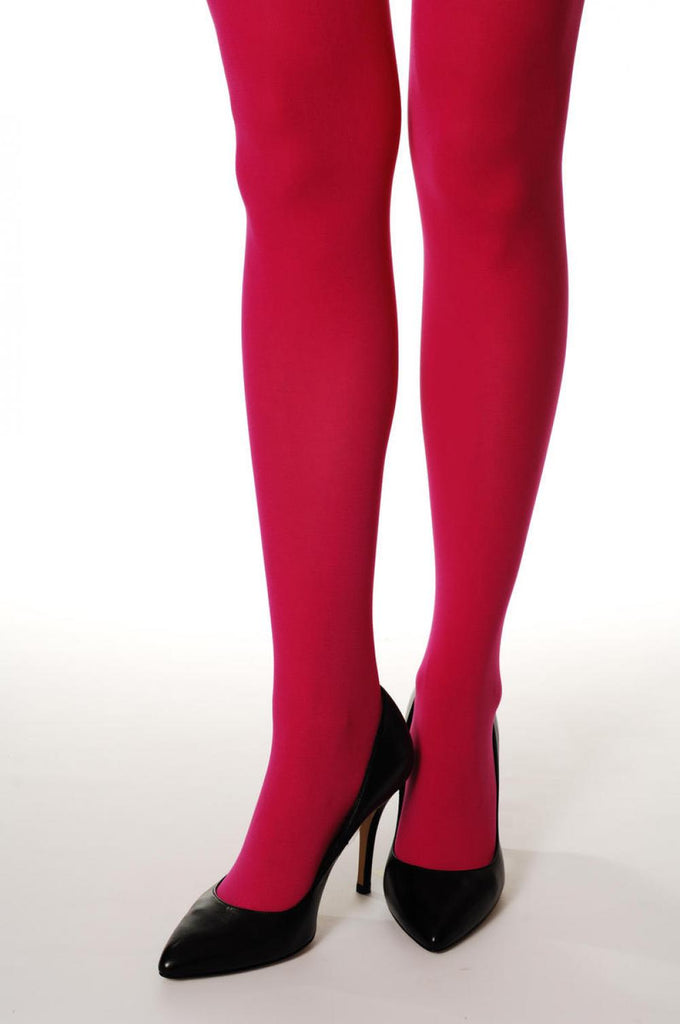 Liss Kiss Plain Bright Pink 80 Denier - Tights