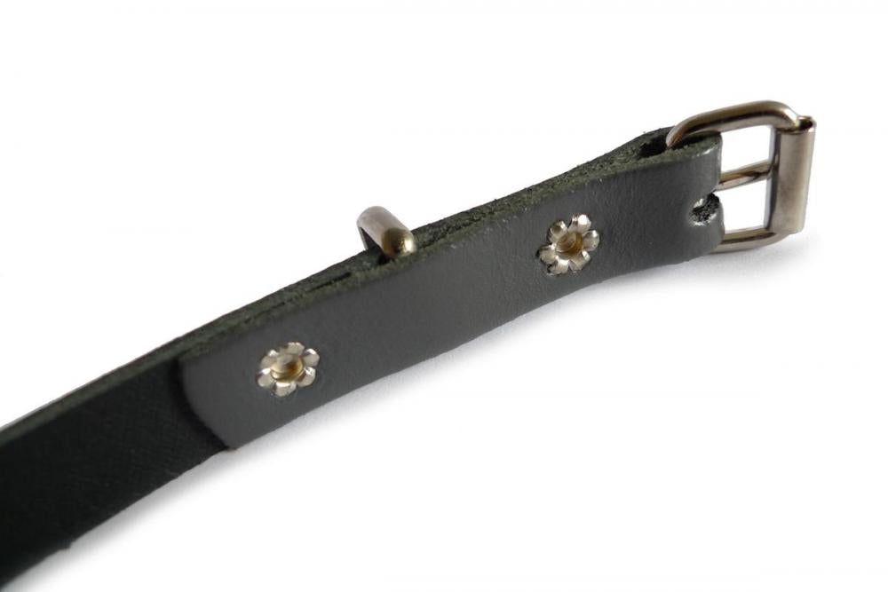 Liss Kiss Plain Grey Real Leather Women Belt - Belt