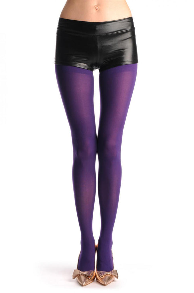 Liss Kiss Plain Purple 80 Den - Tights