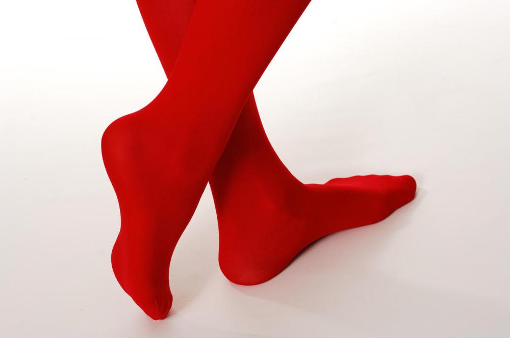 Liss Kiss Plain Red 80 Denier - Tights