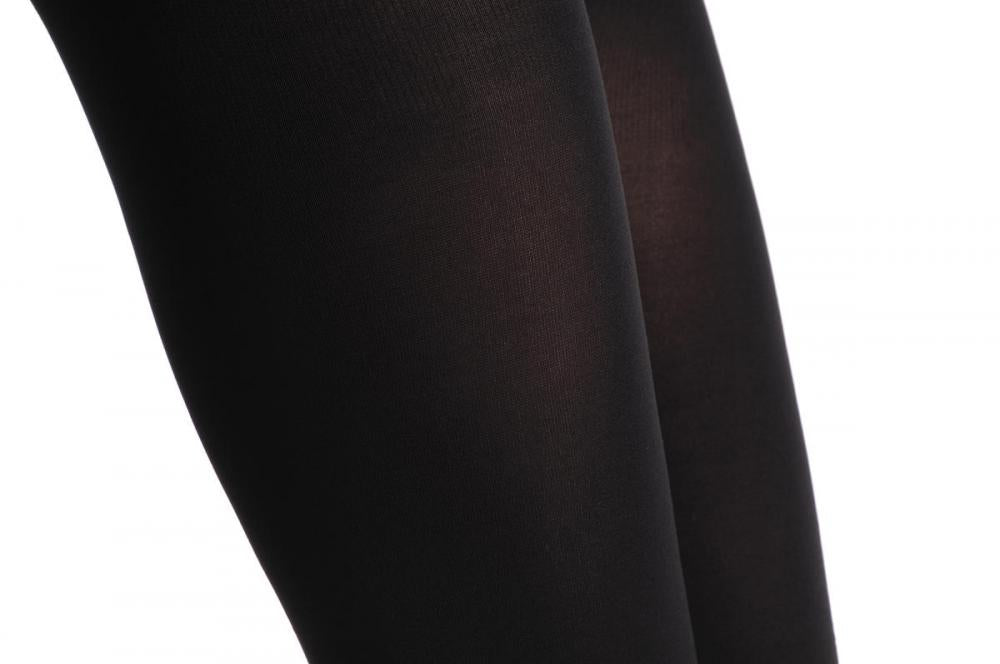 Liss Kiss Plus Size Plain Black 100 Den - Leggings