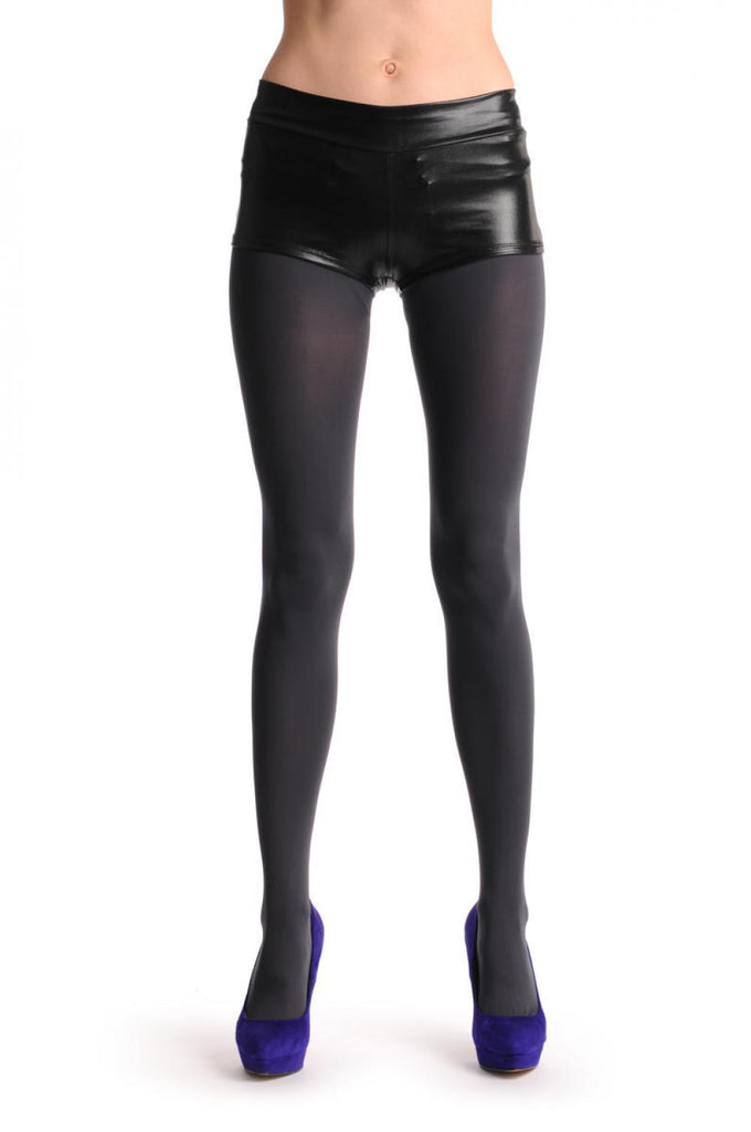 Liss Kiss Plus Size Plain Grey 60 Den - Tights
