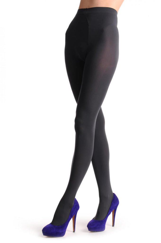 Liss Kiss Plus Size Plain Grey 60 Den - Tights
