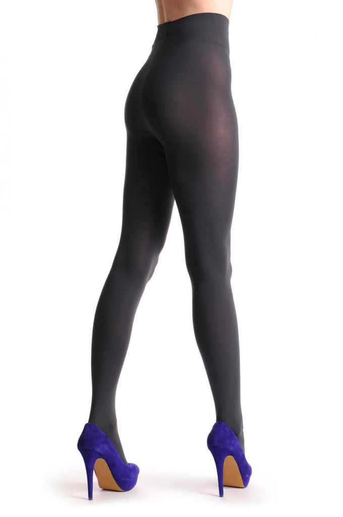 Liss Kiss Plus Size Plain Grey 60 Den - Tights