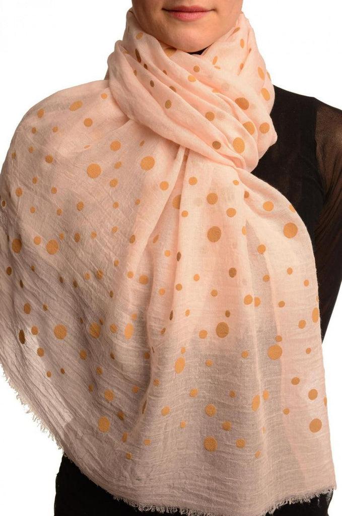 liss kiss Printed Dots On Pink Unisex Scarf - Scarf