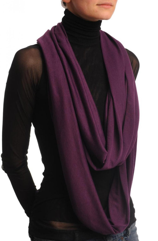 Liss Kiss Purple Two Or Three Loops Snood - Scarf