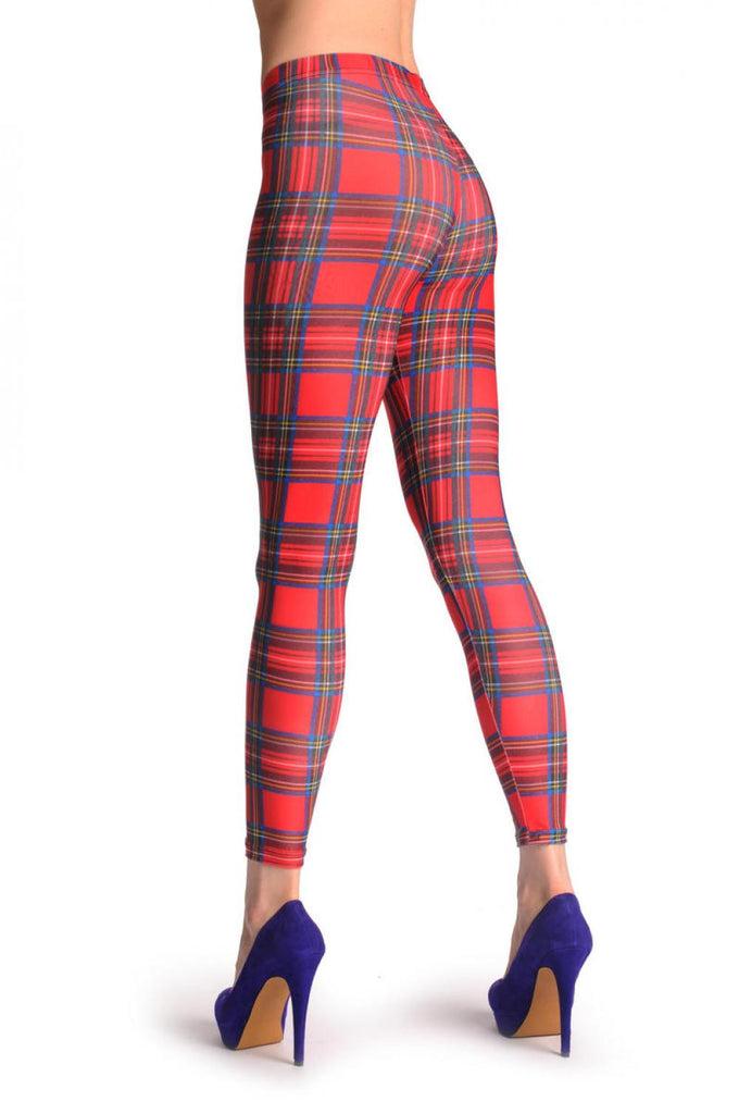 Liss Kiss Red Checkered - Leggings