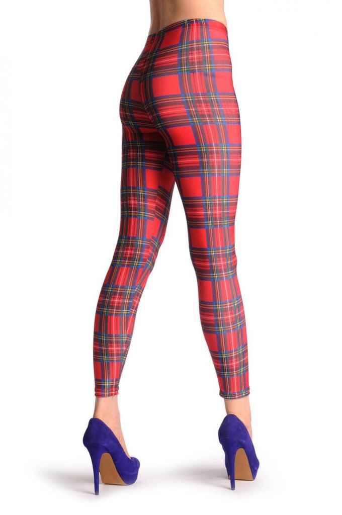 Liss Kiss Red Checkered - Leggings