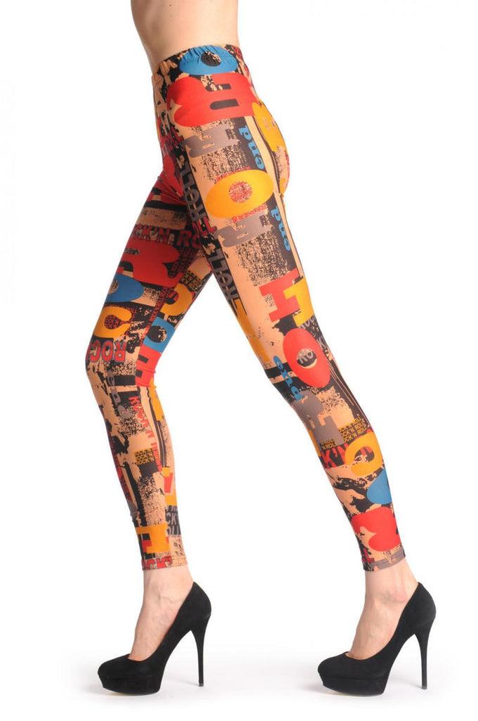 Liss Kiss Rock & Roll - Leggings