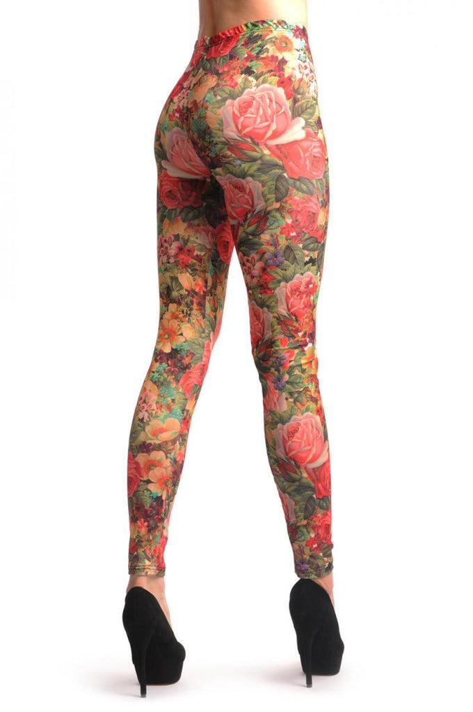liss kiss Roses Bouquet Vintage - Leggings