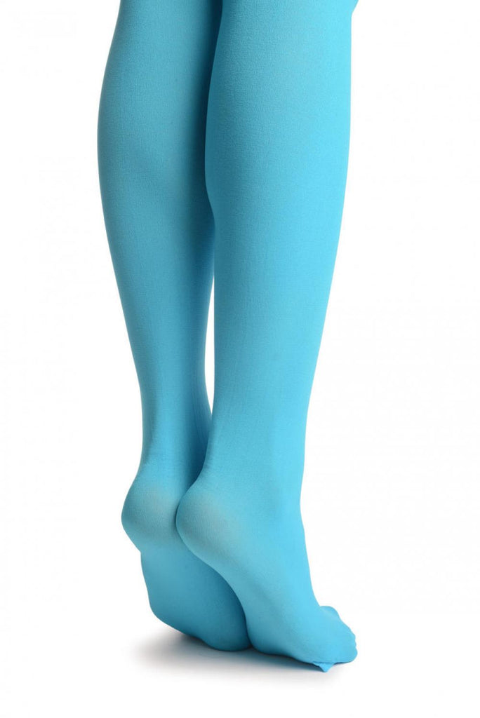 Liss Kiss Royal Blue Plain Opaque 40 Den - Hold Ups